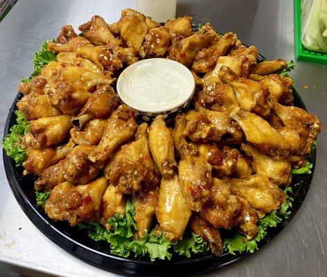 100 Piece Wing. (Party Tray)