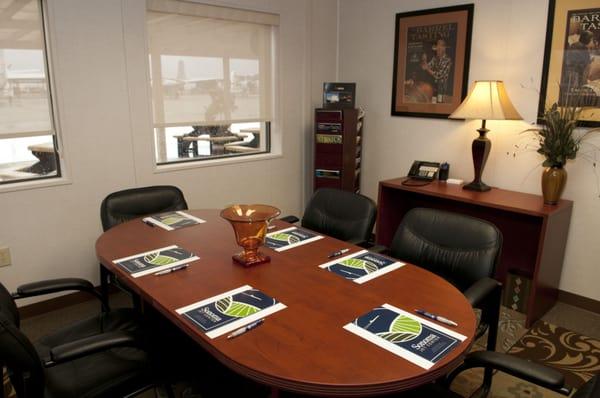 Our Conference Room is available for meetings or as office space.