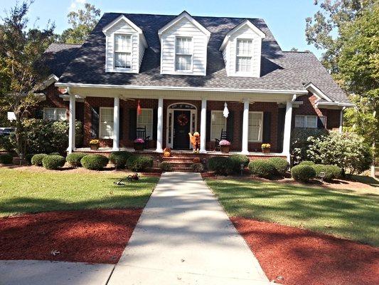 Mulch and Sod Install