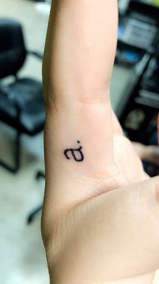 Finger tattoo