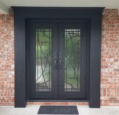 Cosmo style Thermal Break iron entry door