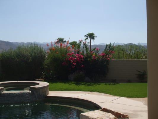 Beautiful view from Rancho Mirage pool!