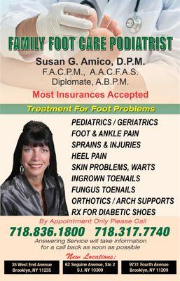 Susan Amico, DPM 
3 offices information