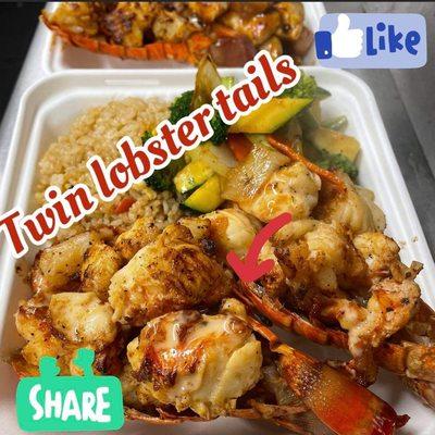 Twin lobster tails, limited only,,,,,,,,,