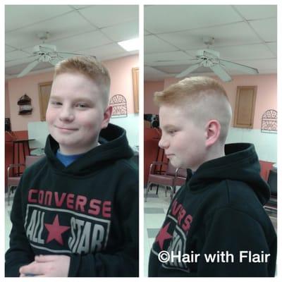 We do kid cuts! Schedule an appointment 812-264-6980.