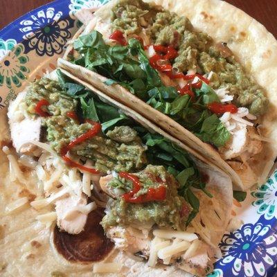 Chicken tacos