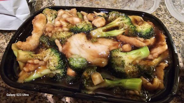 chicken and broccoli