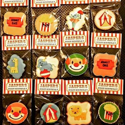 Adorable cookies for my nephew's Circus themed bday!