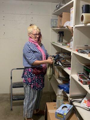 Volunteer Extraordinaire Natalya!  We couldn't have opened our doors without her amazing assistance.