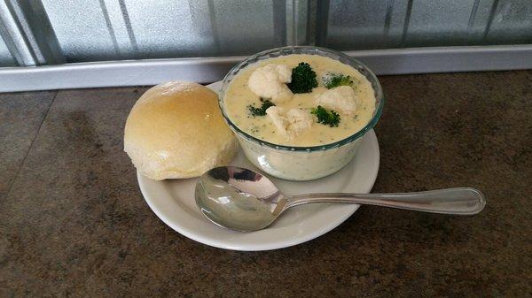 Cauliflower & Broccoli Soup