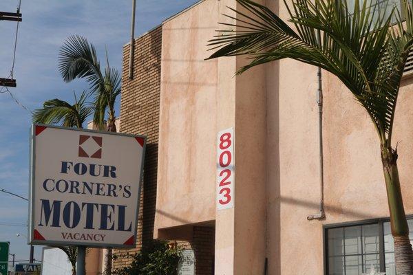 Motel Sign Entrance