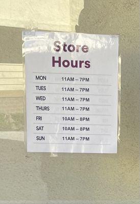 Business hours