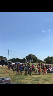 Back to school bash 2017! Free day for the kids to come win school supplies, eat hotdogs, and play games!