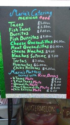 Menu Board. Cheap cheap.