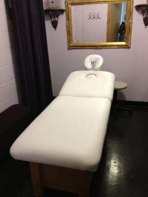 The chair for facial pleasure.