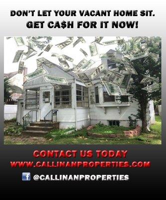 Get cash for your vacant home in 30 days. Union County NJ