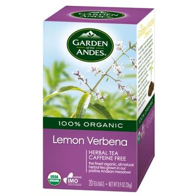 Chilean Garden of the Andes Lemon Verbena Tea (One of many tea flavors we carry)