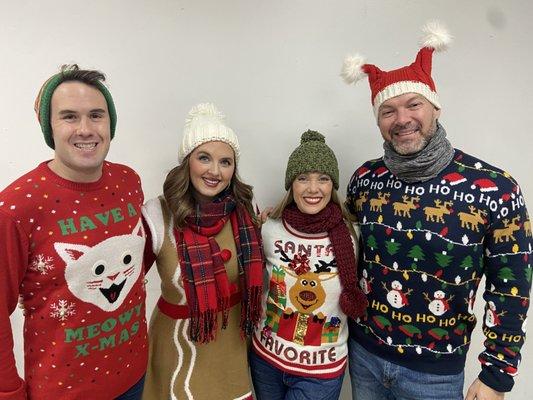 Ugly Sweater Carolers from Tinseltones by Tomlinson - The Tinseltone Carolers