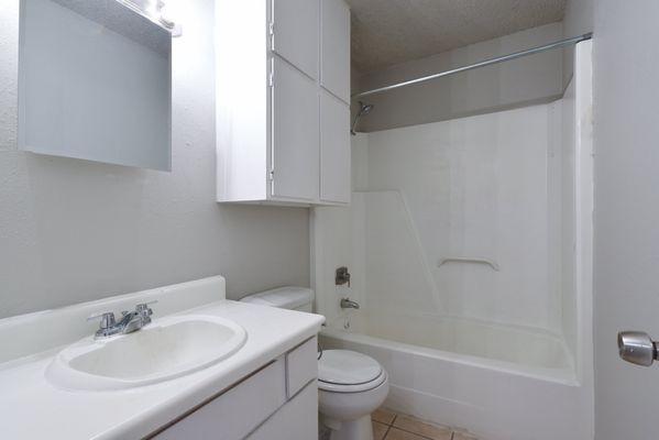 a bathroom with a sink toilet and a shower