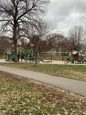 playground and walking path