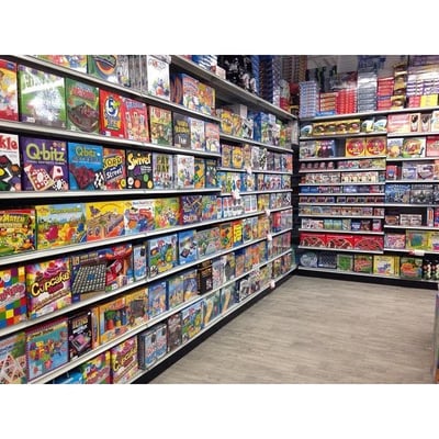 Come check out our MASSIVE section of games for the whole family.