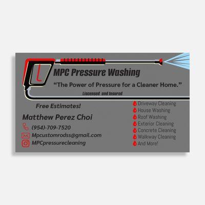 MPC Pressure Washing