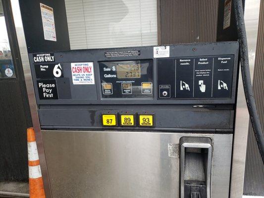 Gas pump not taking credit card