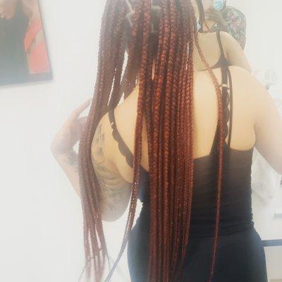 Big knotless braiding