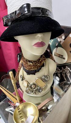 Vintage hats and accessories