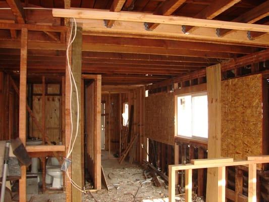 Residential Remodel Kitchen area