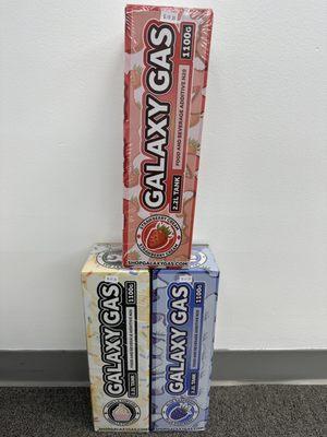 Galaxy gas available in three different flavors.