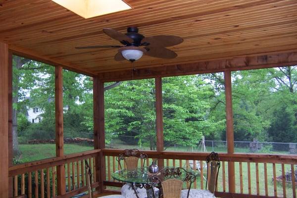 Cedar Screen Rooms