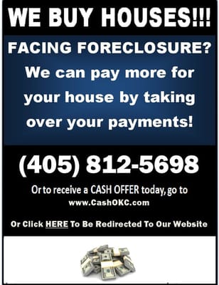 Facinf Foreclosure? We Buy Houses Oklahoma City