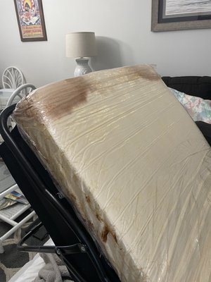 Nasty mattress.