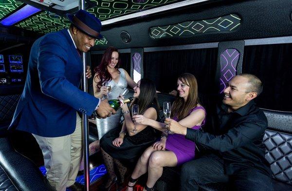 Just A Night Out IN Las Vegas With In A Party Bus.