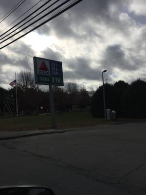 Bellingham Citgo -- 18 North Main Street / Route 126, Bellingham            Sign