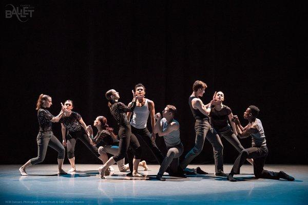 Dancers performing during New Moves at the Bolender Center, 16-17 Season.