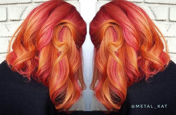 Katamelt and haircut by Katelyn (color melt)