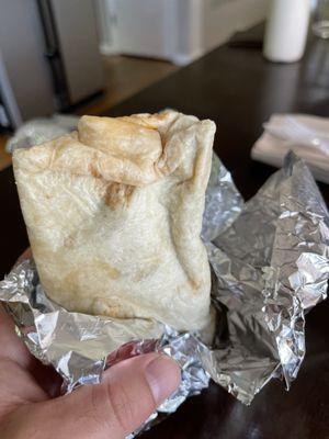 Beef burrito