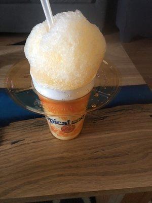 Peach mango tropical snow