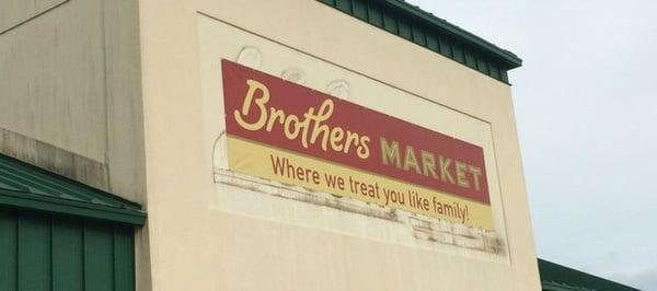 The business changed from country mart to brother's market