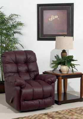 Best Chairs Rocker Recliner-Mink Leather