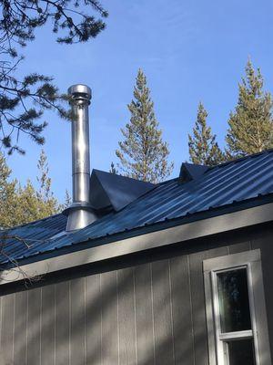 Installed Snow Diverters on Metal Roof Absolutely leak proof!