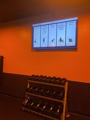 Screens for the strength circuit