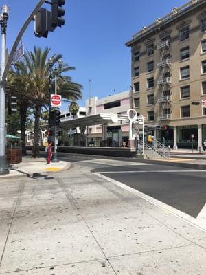 Our building is next to the  Downtown Long Beach Metro Stop