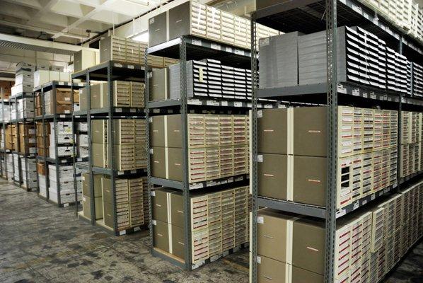 Records storage facility in North Carolina.