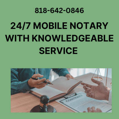 JLM Notary Services is here for your Notary needs 24/7. Call today!