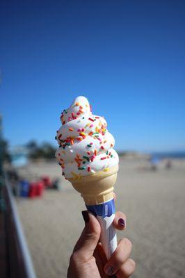 Vanilla Ice Cream with Sprinkles