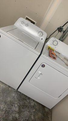 Washer and dryer from redwood appliance center (I believe the brand is conservator, works great!)