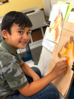 Before masks were a thing... Aaron shows how fulfilled students are when drawing classically, under their masks, these days, and online. :)